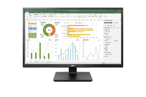 Монитор LG 27" 27BK55YP-B черный IPS LED 5ms 16:9 DVI HDMI матовая HAS Piv 250cd 178гр/178гр 1920x1080 120Hz VGA DP FHD USB 7.2кг