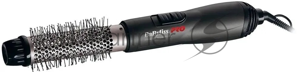 Фен-щетка BaByliss Pro Titanium Tourmaline, 700 Вт, 1 насадка (32 мм), черная