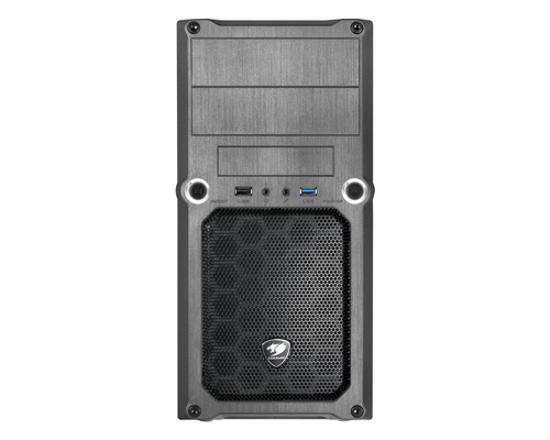 Корпус Case Cougar MG100, mATX, w/o PSU, 1xUSB3.0, 1xUSB2.0, Black, 1x12cm fan