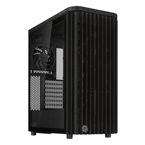 Корпус для ПК Asus - PROART PA401 ABS TG PWM BLACK, 2х2.5", 2х3.5/2.5", Midi Tower, без БП, цвет чёрный, 90DC00M0-B39020
