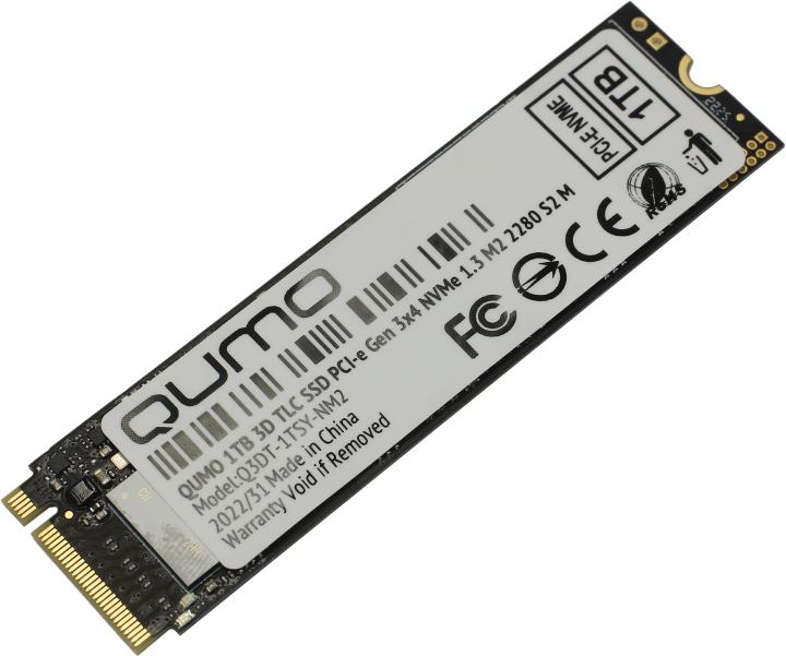 Накопитель SSD Qumo 1Tb Novation, M.2, NVMe (Q3DT-1TSY-NM2)