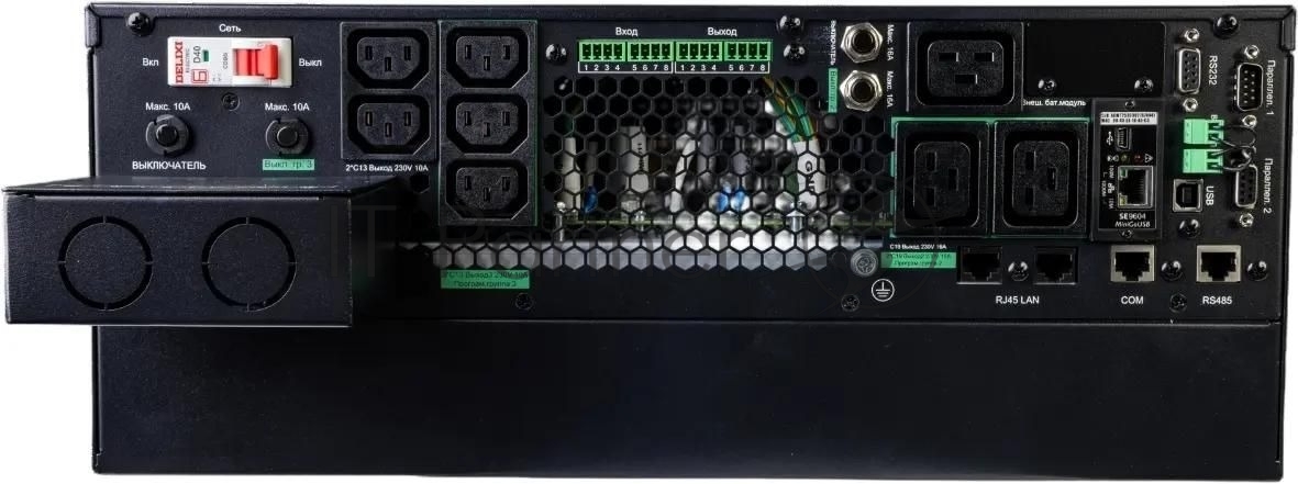 Источник бесперебойного питания Systeme Electric Smart-Save Online SRTSE 2 SRTSE6KRTXLIG2-NC / 6000 ВА / 6000 Вт / 5 x IEC 320 C13, 3 x IEC 320 С19