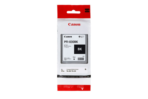 Картридж струйный Canon PFI-030BK 3489C001 черный (55мл) для Canon imagePROGRAF TA-20, TA-30, TM-240, TM-340.