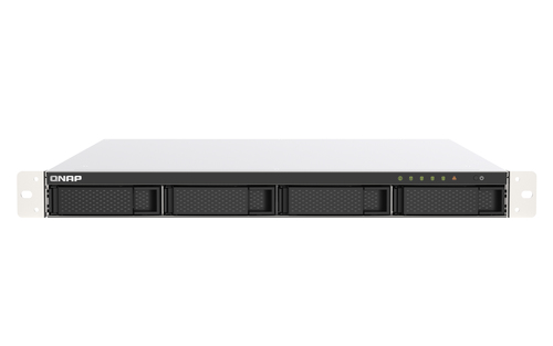 TS-453DU-RP-4G - Сетевой RAID-накопитель, 4 отсека 3,5"/2,5",  2 порта 2,5 GbE, HDMI-порт, стоечное исполнение, 2 блока питания. Intel Celeron J4125 2,0 ГГц (2,7 ГГц), 4 ГБ DDR4. Направляющие в комплект поставки не входят.