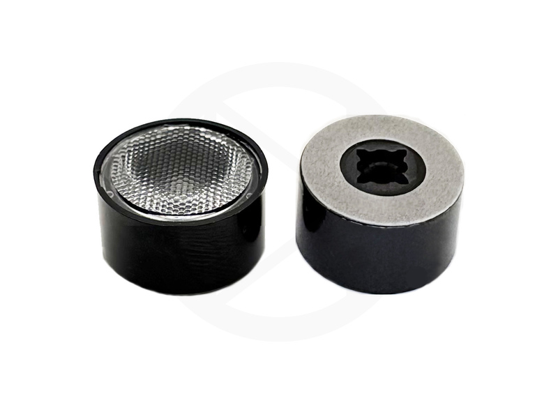 Линза единичная KingBrite KB-H20-15P-XML, 1LED, 15°, 21.5x13мм