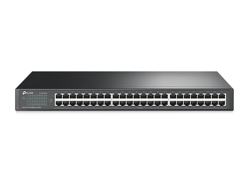 Коммутатор TP-LINK TL-SF1048 48-портовый 10/100 Мбит/с коммутатор, 48 портов RJ45 10/100 Мбит/с, 1U 19-дюймовый монтируемый в стойку стальной корпус (021702) {6}