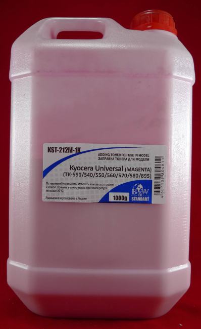 KST-212M-1K Тонер для Kyocera Universal (TK-590/540/550/560/570/580) Magenta (кан. 1кг) B&W  Standart  Tomoegawa