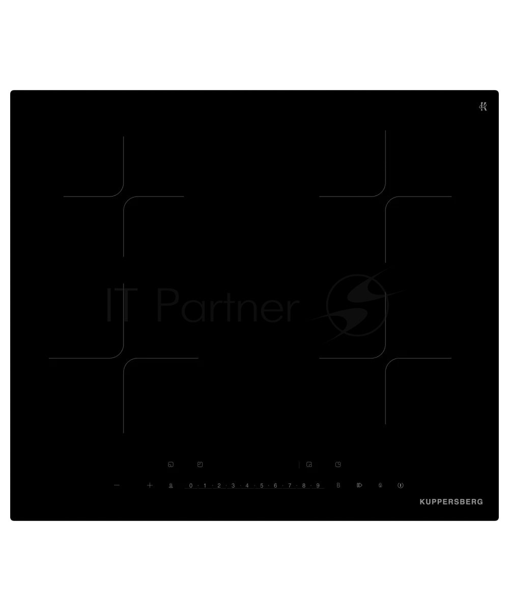 Индукционная варочная поверхность Kuppersberg ICI 603, 4 конфорки, стеклокерамика, 7200 Вт