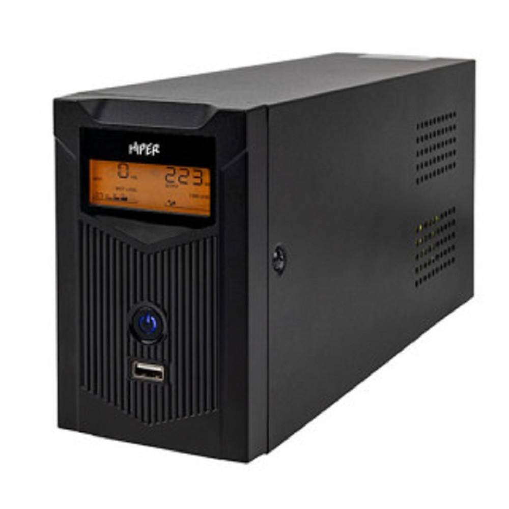 LT-1500ULS - Источник бесперебойного питания HIPER NEO LT-1500ULS: Линейно-интерактивный 1500VA/800W Розетки: 2 CEE АКБ: LiFePO4, 156Втч Дисплей, USB зарядка