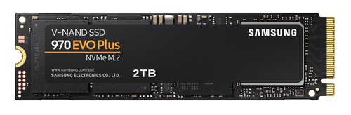 Твердотельный диск 2TB Samsung 970 EVO plus, M.2, PCI-E 3.0 x4, V-NAND MLC [R/W - 3500/3300 MB/s]