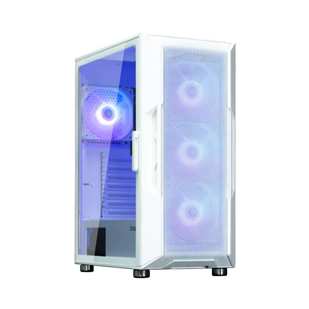 Корпус Zalman i3 NEO ARGB White, ATX, белый, Mesh, Window