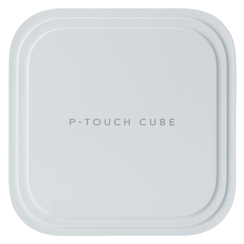 PTP910BT - Принтер для печати наклеек Brother Cube PRO PT-P910BT (настольный, авторезак, ленты TZE от 3,5 до 36мм, до 20 мм/сек, 360dpi, Bluetooth, Li-ion-батарея в комплекте, USB (data/charge), в комплекте TZE261S)