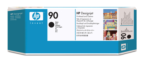 Набор HP 90 Black печатающая головка + устройство очистки для Designjet 4000/4000ps/4020/4500/4500ps/4520 ( C5054A )