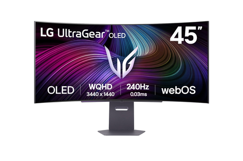Монитор LG 44.5" UltraGear 45GX90SA-B черный OLED LED 21:9 HDMI M/M матовая HAS Piv 275cd 178гр/178гр 3400x1440 240Hz G-Sync FreeSync Premium DP WQ USB 13.5кг
