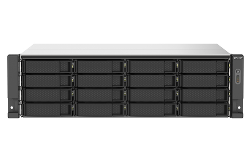 Системы хранения данных QNAP SMB 3U/16bay QC 2,2GhzCPU/16Gb(upto64Gb)/upto 28HDD with TL-R1200S-RP/SATA(3,5" 2,5")/ 4xUSB3.2/2xExp.slot/2x2,5Gb/iSCSI/2xPS/no rail(RAIL-B02)/3YW TS-1673AU-RP-16G-EU-RU