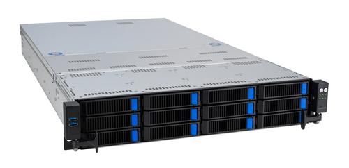 ASUS 2U RS720A-E12-RS12 <90SF02E1-M005U0> (SP5, 5xPCI-E,  SVGA,12xHS SAS/SATA/NVMe,2x10GbLAN,24DDR5,2600W HS