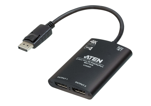 Концентратор DisplayPort ATEN VS92DP-AT ATEN 2-Port True 4K DisplayPort MST Hub