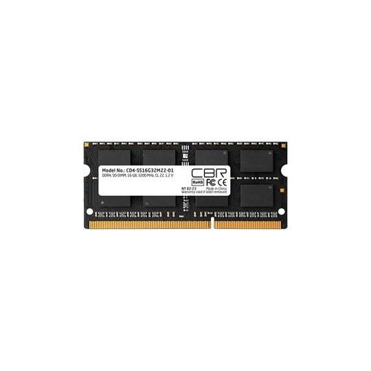 Оперативная память для ноутбука 16Gb (1x16Gb) PC4-25600 3200MHz DDR4 SO-DIMM Unbuffered CL22 CBR CD4-SS16G32M22-01