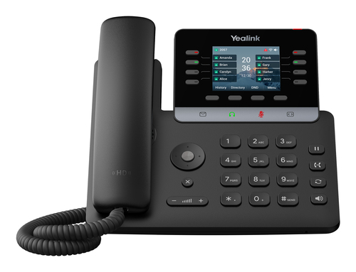 Телефон YEALINK SIP-T73U, 12 аккаунтов, 2,8" цветной экран, порт USB, BLF, PoE, GigE, без БП, шт (repl. SIP-T44U, SIP-T43U)