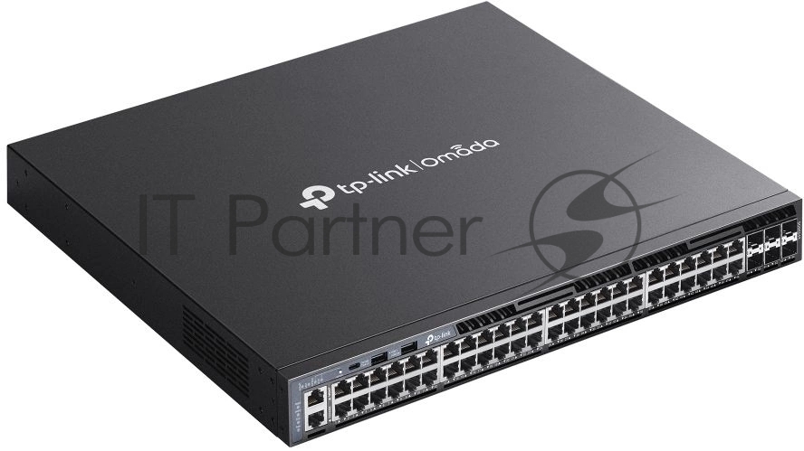 Стекируемый управляемый коммутатор TP-Link SG6654X 3 го уровня Omada с 48 гигабитными портами и 6 портами SFP+