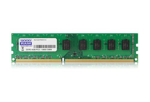 Оперативная память DDR-3L DIMM 4Gb PC-12800 1600Mhz CL11 Goodram GR1600D3V64L11S/4G