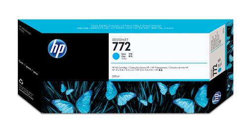 Картридж струйный HP (CN636A) DesignJet Z5200, №772, голубой, оригинальный, ресурс 300 стр.