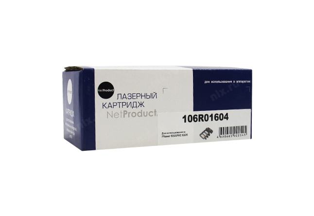 Тонер-картридж NetProduct (N-106R01604) для Xerox Phaser 6500/WC  6505, Bk, 3K