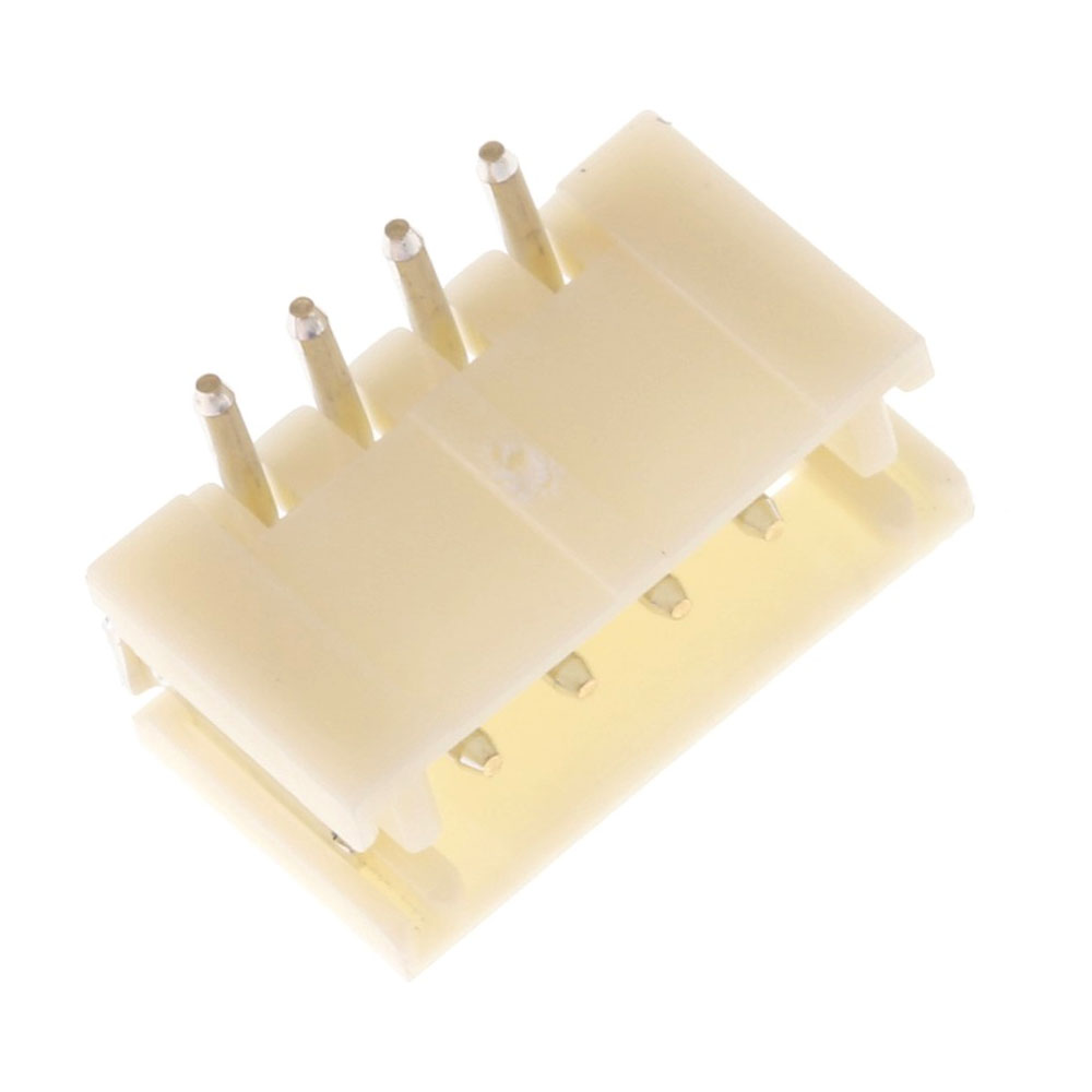 JST B4B-ZR-SM4-TF (LF)(SN), вилка на плату угловая 4 конт. шаг 1,5мм SMD
