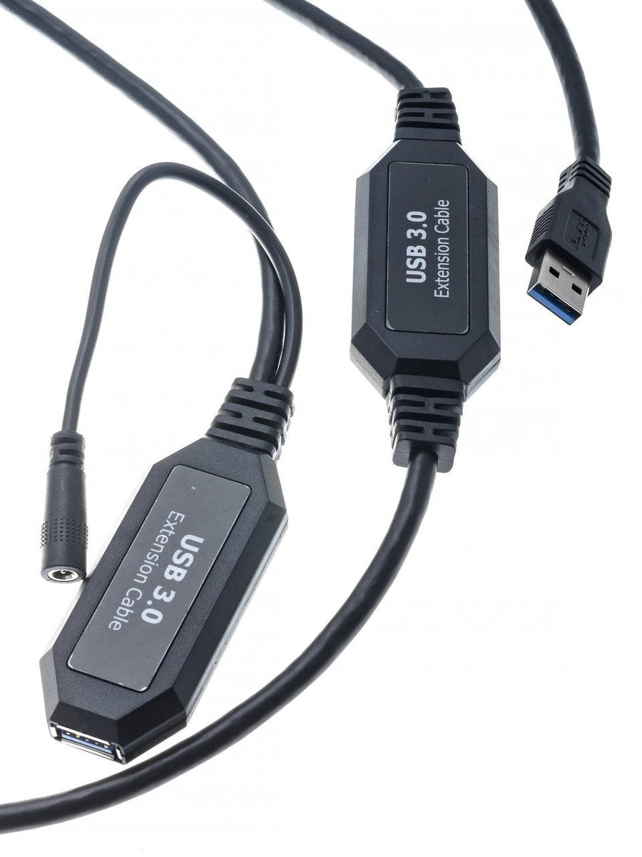 Удлинитель VCOM CU827-10M, USB 3.0, активный, 10 м