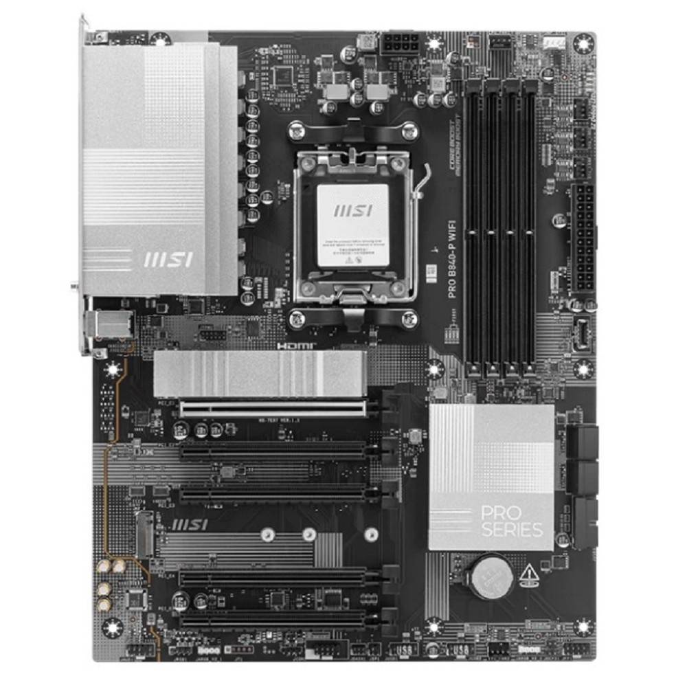 Материнская плата MicroStar PRO B840-P WIFI, AM5, AMD B840, ATX