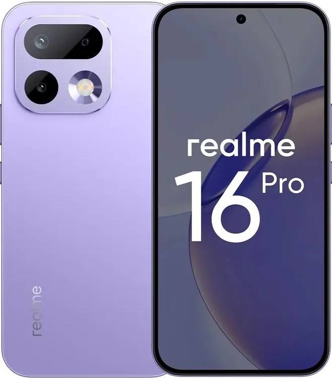 Смартфон REALME 6941764485662, 16 Pro, 256GB/8GB, 6.78", сиреневый