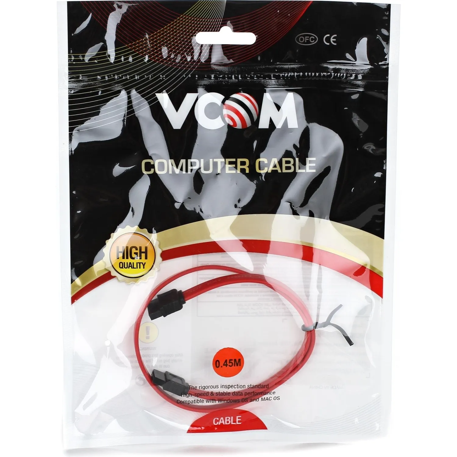 SerialATA Cable 45-50см (интерфейсный)