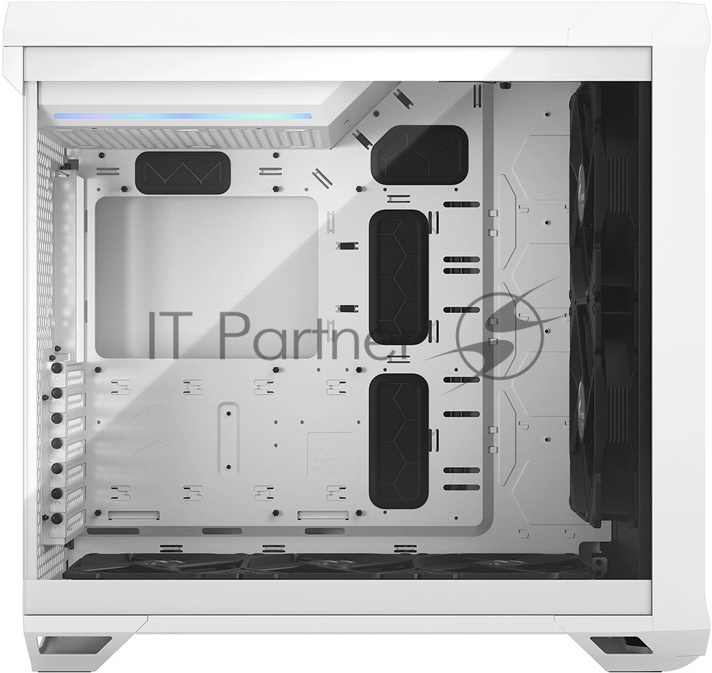Компьютерный корпус Fractal Design Torrent белый TG Clear Tint / E-ATX, TG, 2x3.5, 4x2.5, 7xPCI, 1xUSB-C, 2xUSB 3.0 / 2x180мм, 3x140мм fans inc. / FD-C-TOR1A-03