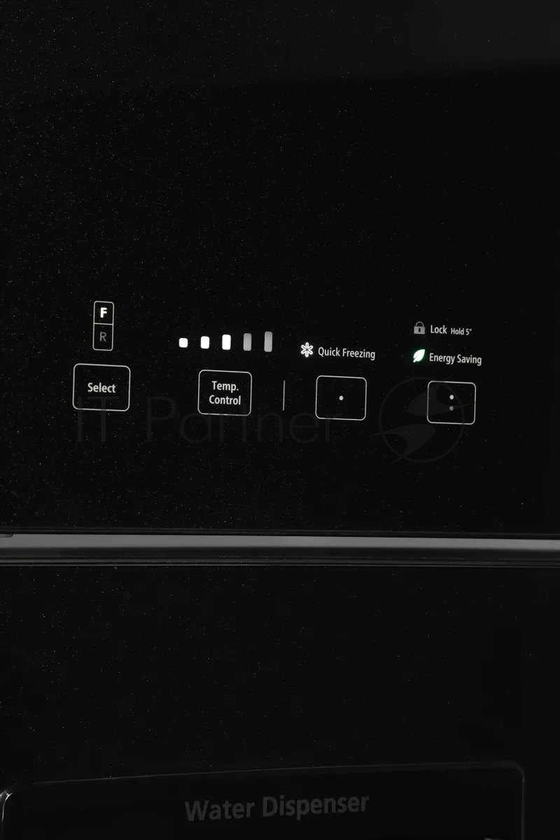 Холодильник Hitachi R-W660PUC7 GBK черный двухкамерный 396/144л морозилка сверху, No Frost, Side by Side