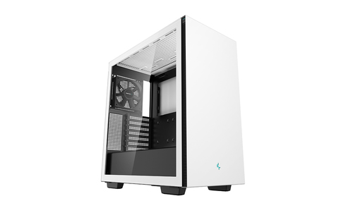 корпус Deepcool CH510 WH без БП, боковое окно (закаленное стекло), 1x120мм вентилятор сзади, белый, ATX (R-CH510-WHNNE1-G-1)
