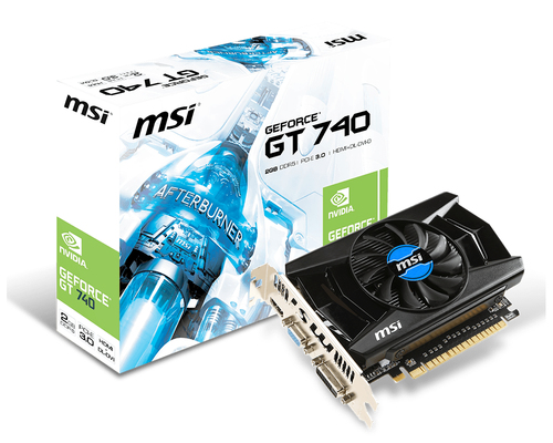 Видеокарта MSI GeForce GT 740 1006Mhz PCI-E 3.0 2048Mb 5000Mhz 128 bit DVI HDMI HDCP (N740-2GD5)
