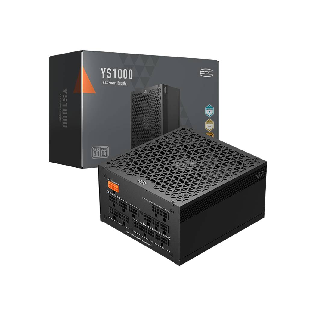 Блок питания PCCooler P5-YS1000-G1F, 1000W, 80+ Gold, ATX 3.1, Full Modular