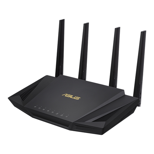ASUS RT-AX58U Роутер беспроводной4 LAN, 1000 Мбит/с, 4 (802.11n), 5 (802.11ac), 6 (802.11ax), 1 x USB 3.1, 3G, 4G/LTE, IPv6