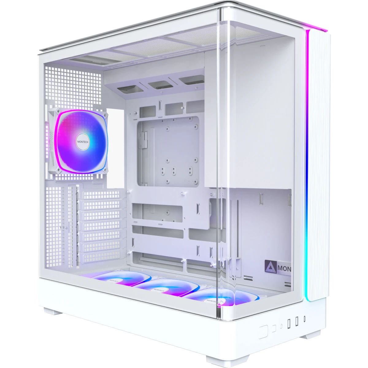Корпус Montech KING 45 PRO White / ATX / 4x120mm ARGB fans / KING 45 PRO (W)