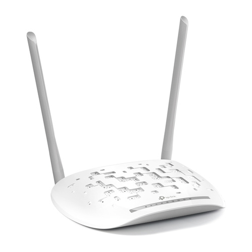 Беспроводной маршрутизатор TP-Link - TD-W8961N, 2.4 ГГц, 300Мб/с, IEEE 802.11 b/g/n, 4x RJ-45, 10/100 Мб/с, 2 antennas, ADSL2, Белый, TD-W8961N