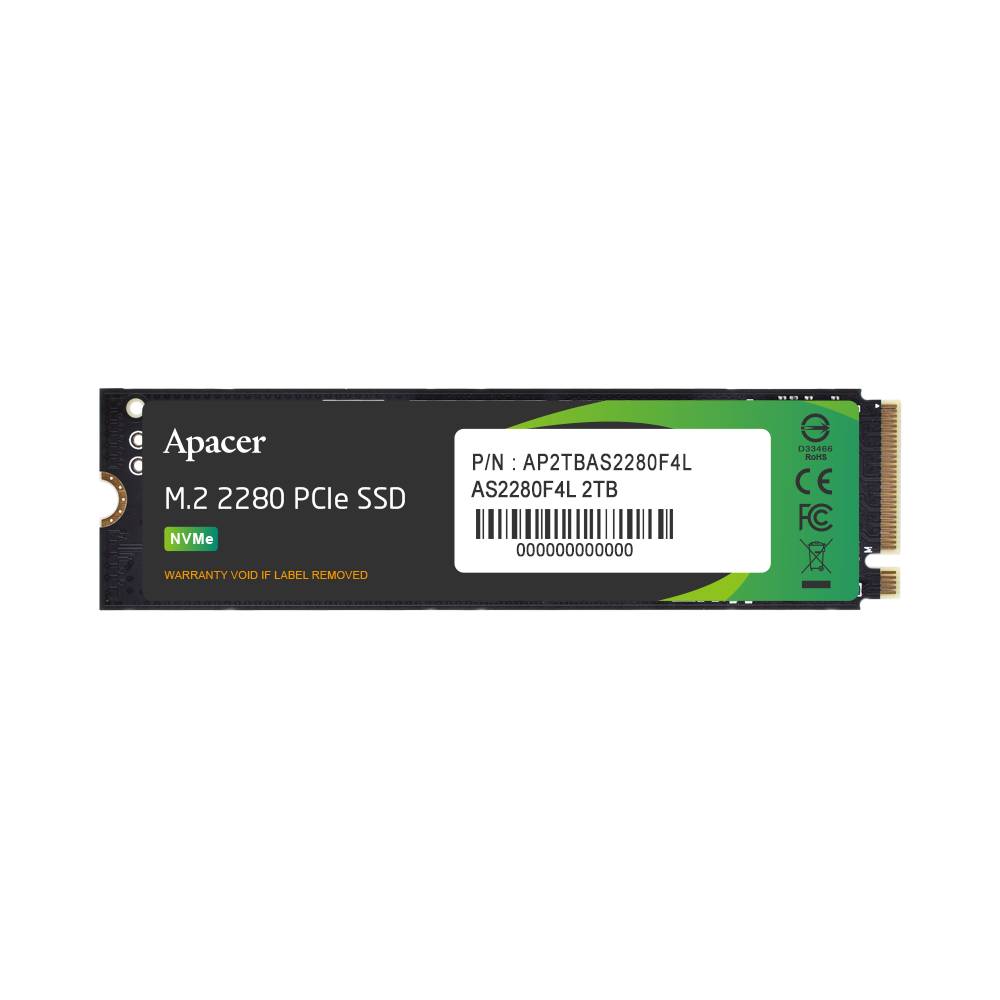 SSD Apacer AS2280F4L AP2TBAS2280F4L-1, 2TB, M.2 2280, PCIe Gen5x4, NVMe