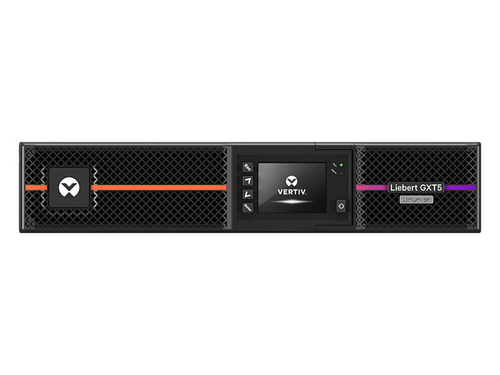 GXT5-1000IRT2UXLN - Vertiv Liebert GXT5 1ph UPS, 1kVA, input IEC C14 inlet, 2U, output – 230V, output socket groups (8)C13, rackmount kit, INTELLISLOT RDU101 COMMUNICATION CARD, 3-year factory warranty