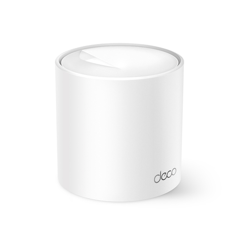 TP-Link Deco X10(1-pack) Домашняя Mesh Wi-Fi 6 система AX1500, до 300 Мбит/с на 2,4 ГГц + до 1201 Мбит/с на 5 ГГц