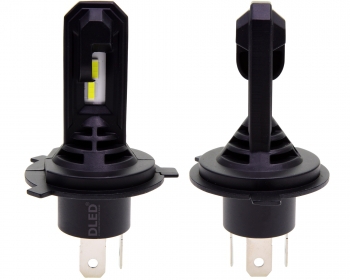 Автолампа светодиодная H4 P43T DLED V1 MINI 12V 18W 6000K (2шт.)
