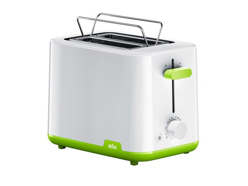 Тостер Braun HT1010GR  900Вт  белый/зеленый