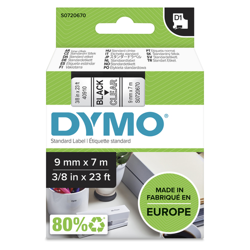 DYMO <S0720670> лента для печати этикеток (ширина  9мм,  7м)