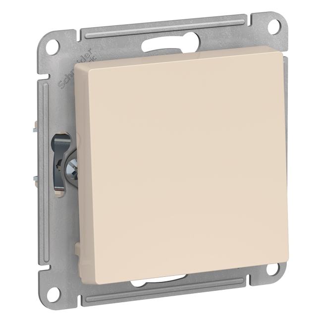 Выключатель Schneider Electric ATN000211, 1-клавишный, 10АХ, бежевый