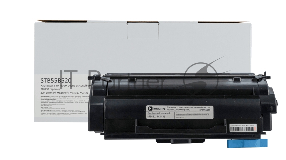 Картридж лазерный Fplus STB55B520 чёрный (20000 стр.) для Lexmark MS431, MX431 (аналог 55B5X0E)
