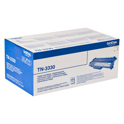 Тонер Картридж Brother TN3330 черный (3000стр.) для  Brother  DCP8110/8250/HL5440/5450/5470/6180/MFC8520/8950