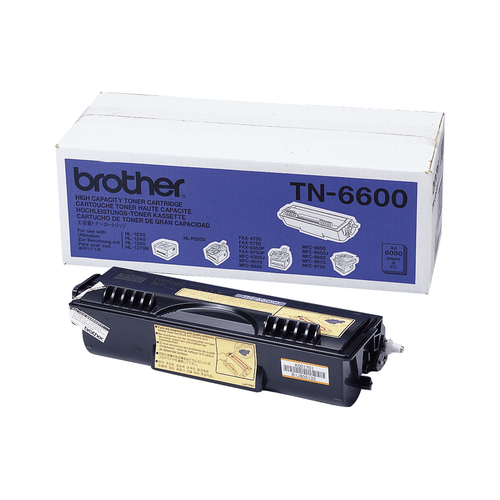 Картридж Brother TN-6600,Black{FAX-4750/8360P/MFC8600/9600/9660/9880; HL1200/1400 series, Black, (6000 коп)}